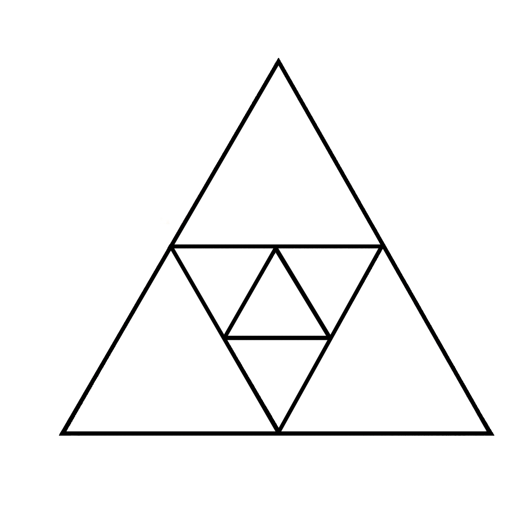 Треугольник в треугольнике
